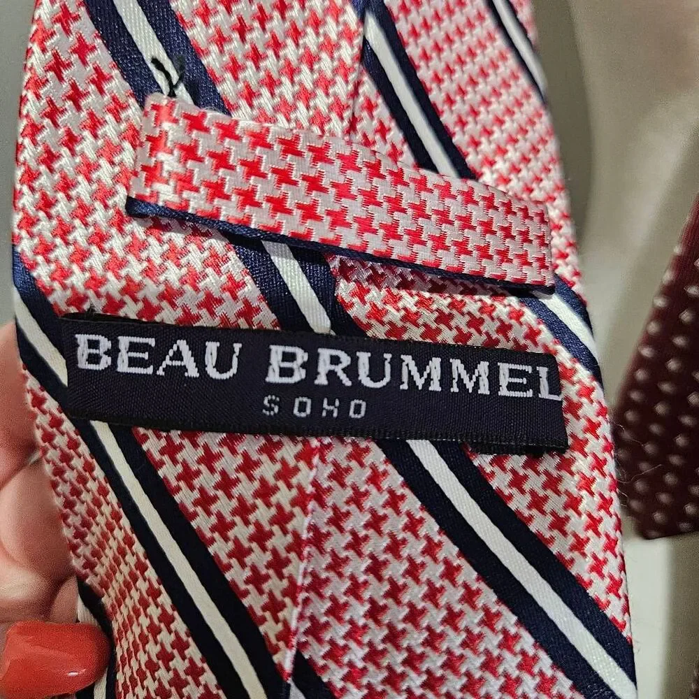 Rosario Manzini/ Beautiful Brummel Tie Lot